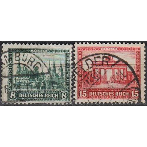 1930 - Німеччина - Зимова допомога - Архітектура Mi.450-51 _5,50 €