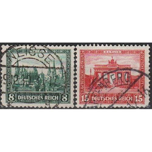 1930 - Німеччина - Зимова допомога - Архітектура Mi.450-51 _5,50 €