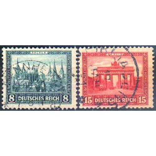 1930 - Німеччина - Зимова допомога - Архітектура Mi.450-51 _5,50 €