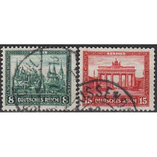 1930 - Німеччина - Зимова допомога - Архітектура Mi.450-51 _5,50 €