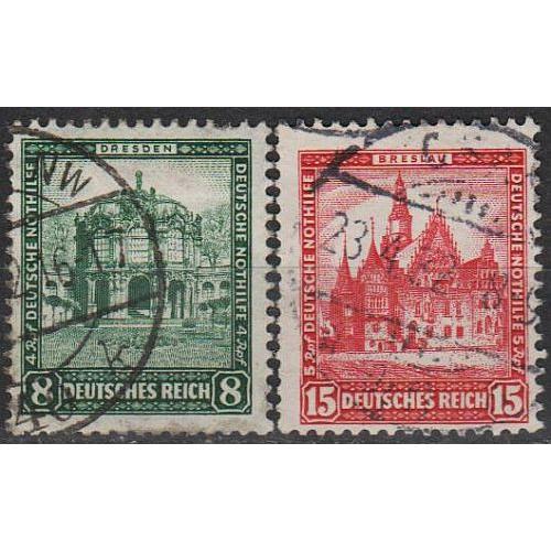 1931 - Німеччина - Зимова допомога - Архітектура Mi.459-60 _6,0 €
