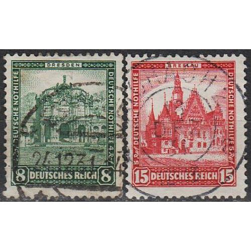 1931 - Німеччина - Зимова допомога - Архітектура Mi.459-60 _6,0 €