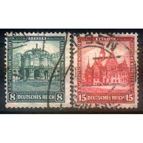 1931 - Німеччина - Зимова допомога - Архітектура Mi.459-60 _6,0 €