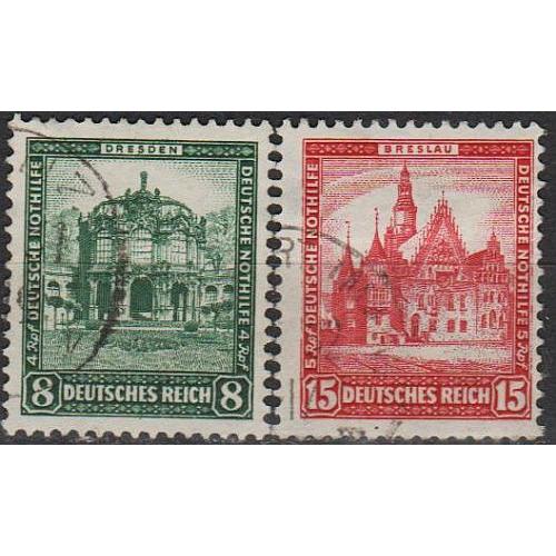 1931 - Німеччина - Зимова допомога - Архітектура Mi.459-60 _6,0 €