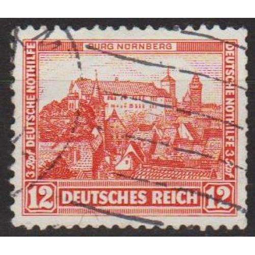 1932 - Німеччина - Архітектура - Нюрнберг 12 Mi.476 _2,50 €