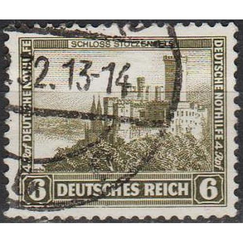 1932 - Німеччина - Архітектура - Замок на Рейні 6 Mi.475 _2,50 €