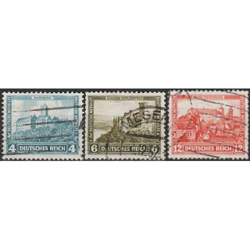 1932 - Німеччина - Зимова допомога - Замки Mi.474-76 _7,50 €