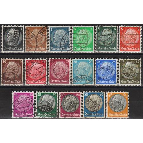 1933 - Рейх - Стандарт - Гінденбург Mi.512-28 _10,0 €