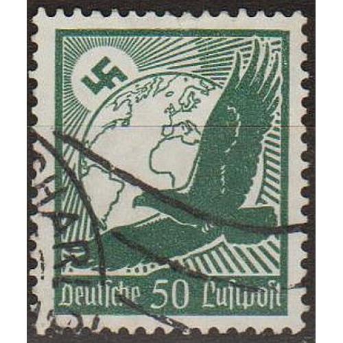 1934 - Рейх - Авіапошта - Орел 50 Mi.535 _1,20 € _гаш