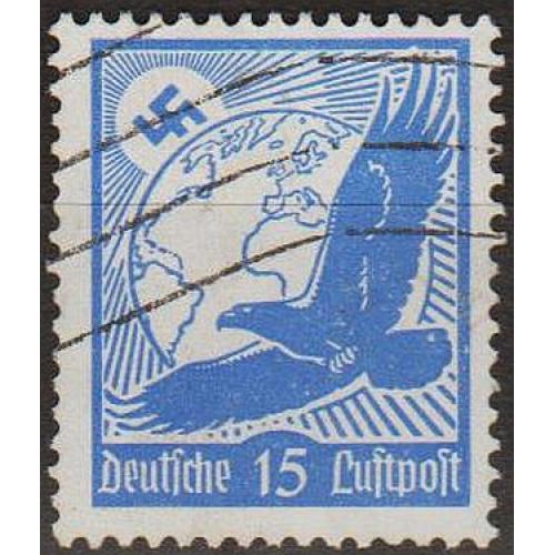 1934 - Рейх - Авіапошта - Орел 15 Mi.531 _1,60 € _гаш
