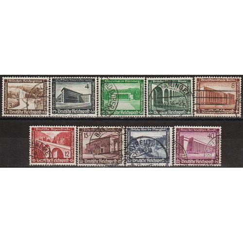 1936 - Рейх - Зимова допомога - Будівлі Mi.634-42 _20,0 €