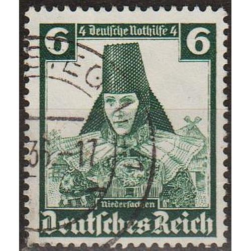 1934 - Рейх - Народні костюми 6 Mi.591 _гаш