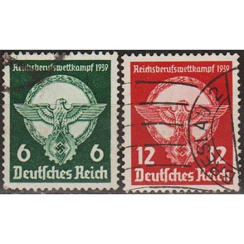 1939 - Рейх - Професійний конкурс Mi.689-90 _10,0 €