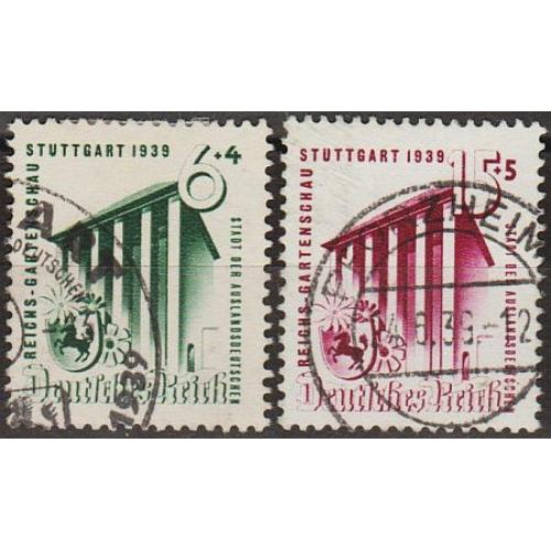 1939 - Рейх - Садова виставка в Штутгарті Mi.692-93 _9.0 €