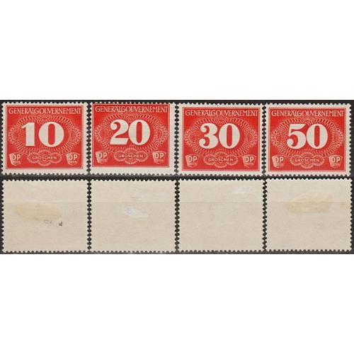 1940 - Рейх - GG - Марки доставки Mi.1-4 _5,0 € *
