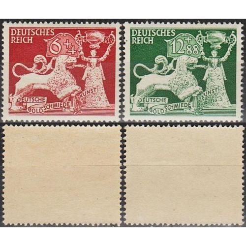 1942 - Рейх - Ювелірне мистецтво Mi.816-17 **