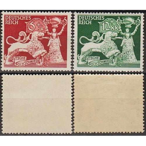 1942 - Рейх - Ювелірне мистецтво Mi.816-17 **/*