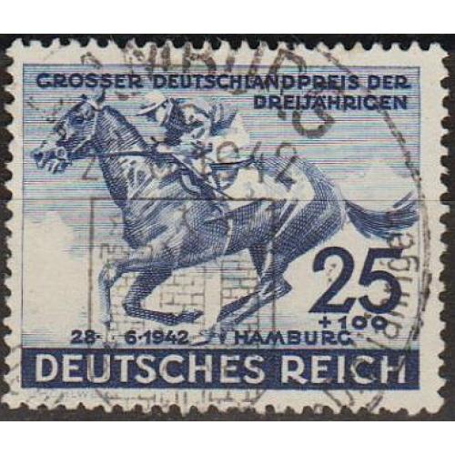 1940 - Рейх - Перегони в Гамбурзі Mi.814 _15,0 € _гаш