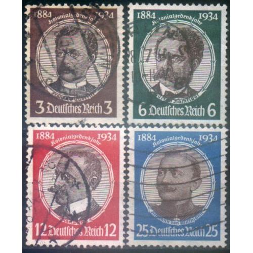 1934 - Рейх - Колонізатори Mi.540-43 _38.0 €