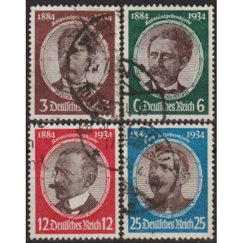 1934 - Рейх - Колонізатори Mi.540-43 _38.0 €