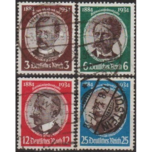 1934 - Рейх - Колонізатори Mi.540-43 _38.0 €