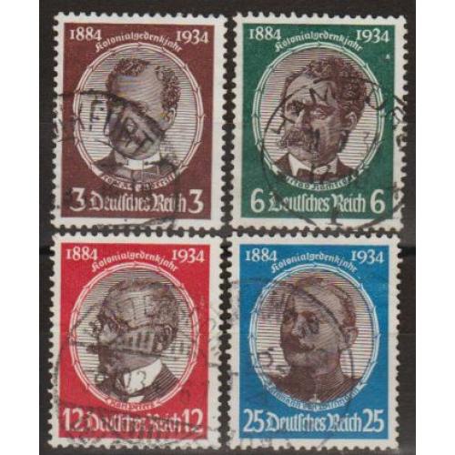 1934 - Рейх - Колонізатори Mi.540-43  _38.0 €