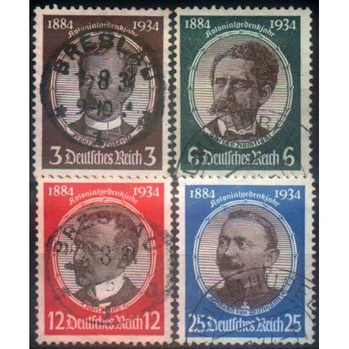 1934 - Рейх - Колонізатори Mi.540-43 _38.0 €