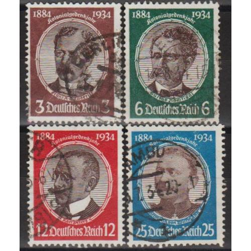 1934 - Рейх - Колонізатори Mi.540-43 _38.0 €