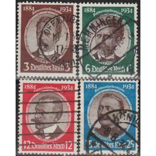 1934 - Рейх - Колонізатори Mi.540-43 _38.0 €