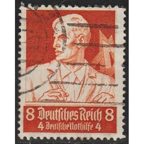 1934 - Рейх - Професії - Будівельник 8 Mi.560  _2,50 €