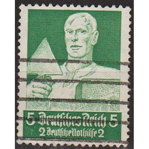 1934 - Рейх - Професії - Каменяр 5 Mi.558 _10,0 €
