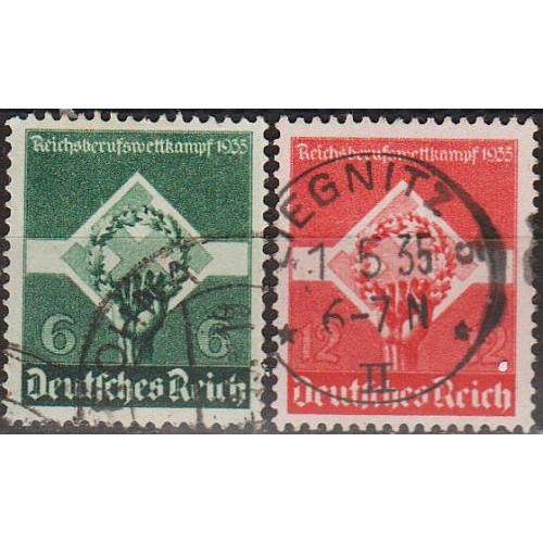 1935 - Рейх - Трудове змагання Mi.571-72  _3.60 €