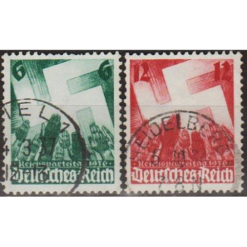 1936 - Рейх - Партз'їзд в Нюрнберзі Mi.632-33