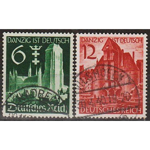 1939 - Рейх - Гданськ німецький Mi.714-15