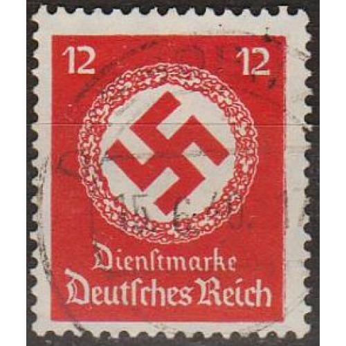 1934 - Рейх - Службова - Свастика 12 Mi.138  _2,0 €