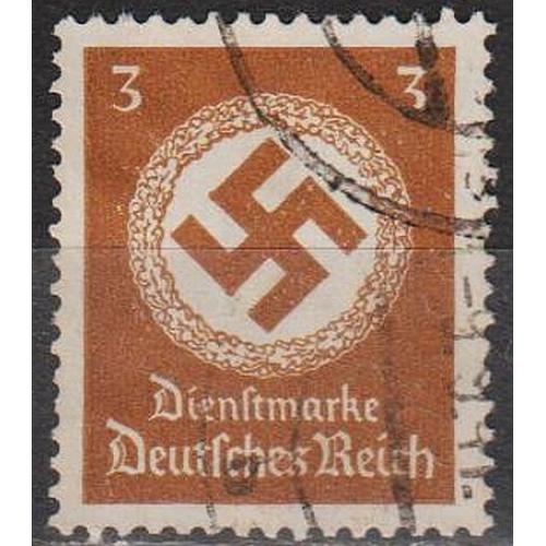 1934 - Рейх - Службова - Свастика 3 Mi.132 - гаш