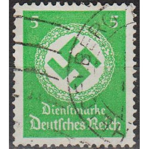 1934 - Рейх - Службова - Свастика 5 Mi.134 - гаш