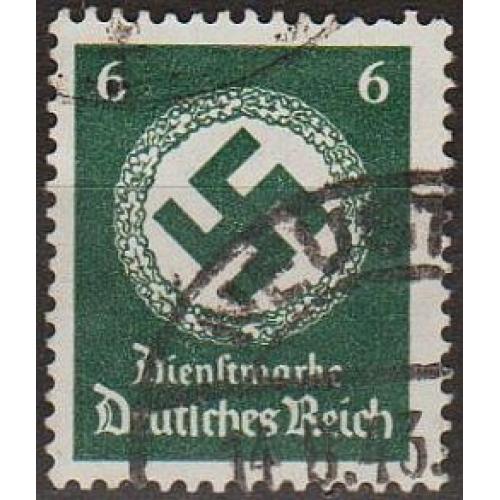 1934 - Рейх - Службова - Свастика 6 Мi.135  _1,20 €