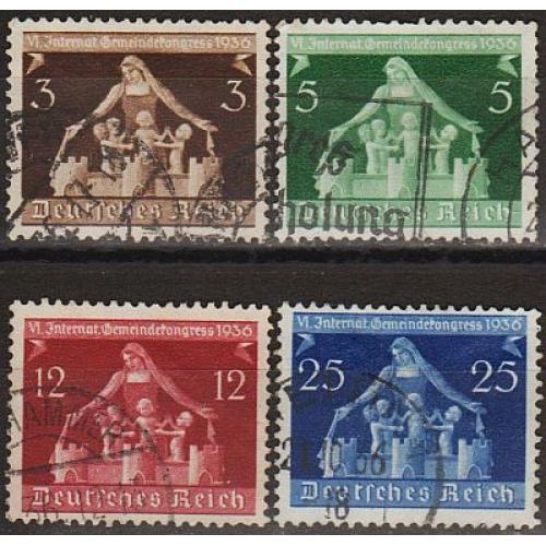 1936 - Рейх - Конгрес Mi.617-20 _3,0 €