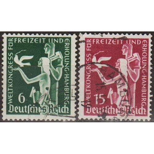 1936 - Рейх - Конгрес в Гамбурзі Mi.622-23 _2,0 €