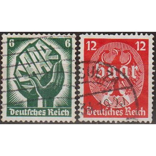 1934 - Рейх - Саар Мі.544-45  _гаш