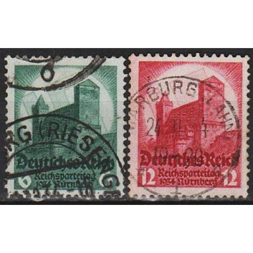 1934 - Рейх - З'їзд в Нюрнберзі Mi.546-47 _1,50 €