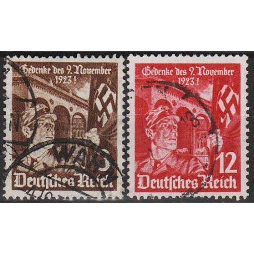 1935 - Рейх - 12 років пивного путчу Mi.598-99