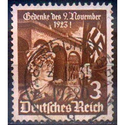 1935 - Рейх - 12 років пивного путчу Mi.598 _гаш