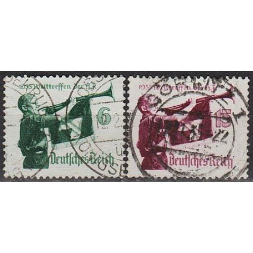 1935 - Рейх - Гітлер-югенд Mi.584-85 X _7.0 €