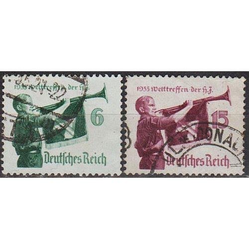 1935 - Рейх - Гітлер-югенд Mi.584-85 X _7.0 €