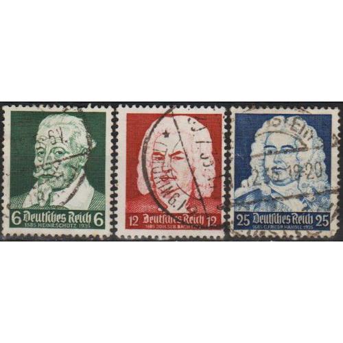 1935 - Рейх - Композитори Mi.573-75  _3.0 €