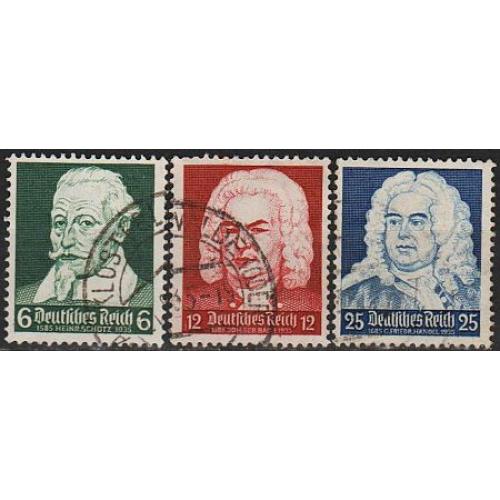 1935 - Рейх - Композитори Mi.573-75  _3.0 €