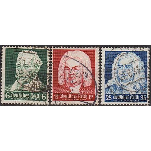 1935 - Рейх - Композитори Mi.573-75  _3.0 €