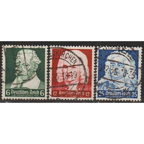 1935 - Рейх - Композитори Mi.573-75  _3.0 €